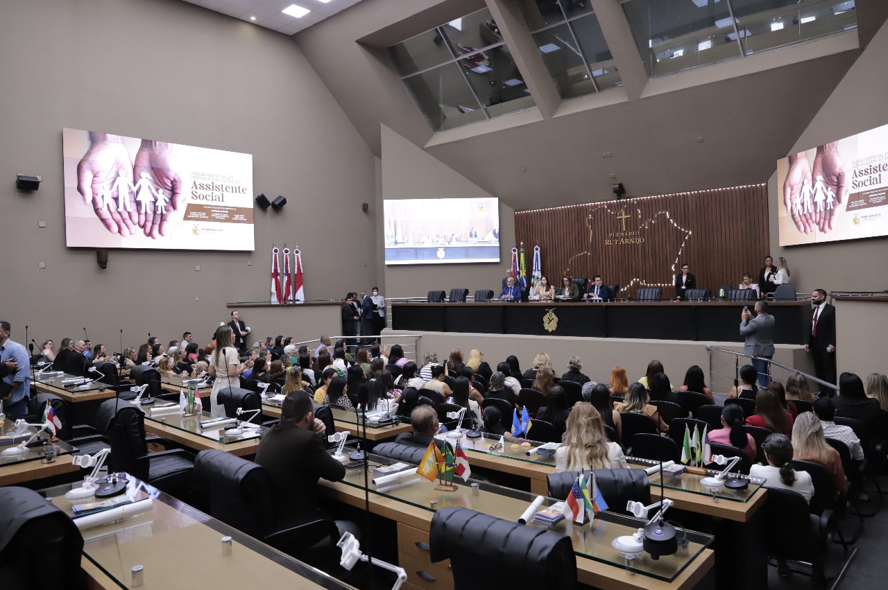 Assembleia Legislativa realiza Sessão Especial em homenagem ao Dia do Assistente Social