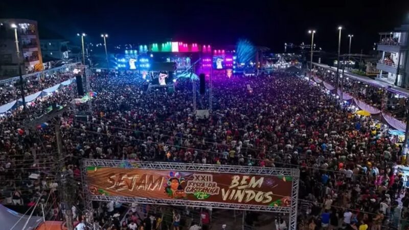 XXII Festa da Castanha é marcado por multidão concursos culturais e show histórico de Simone Mendes; confira